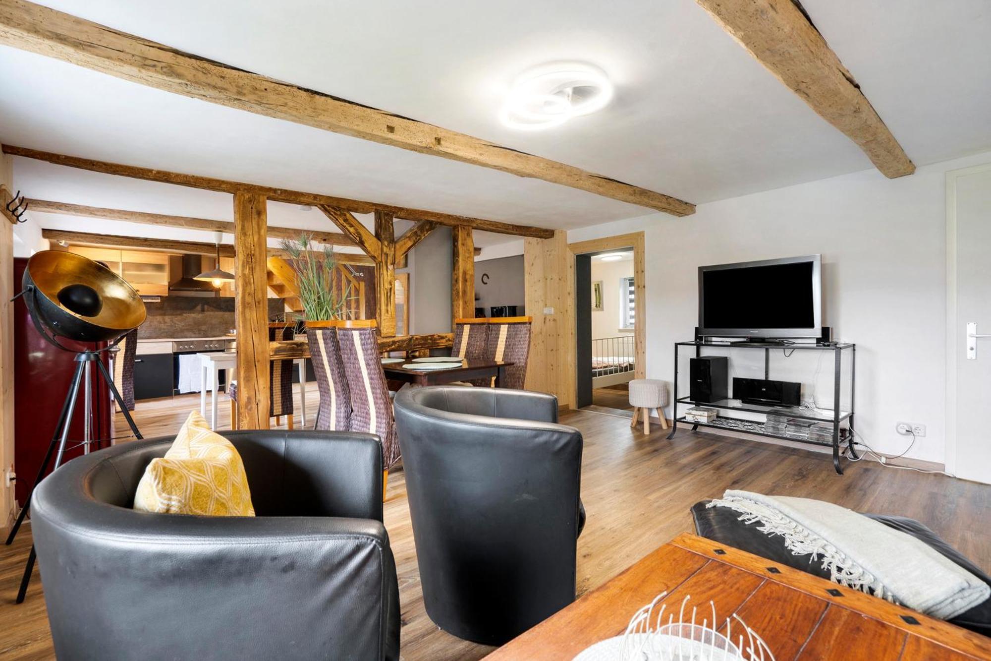 Appartement Wuensch Dir Was à Grossweitzschen Extérieur photo